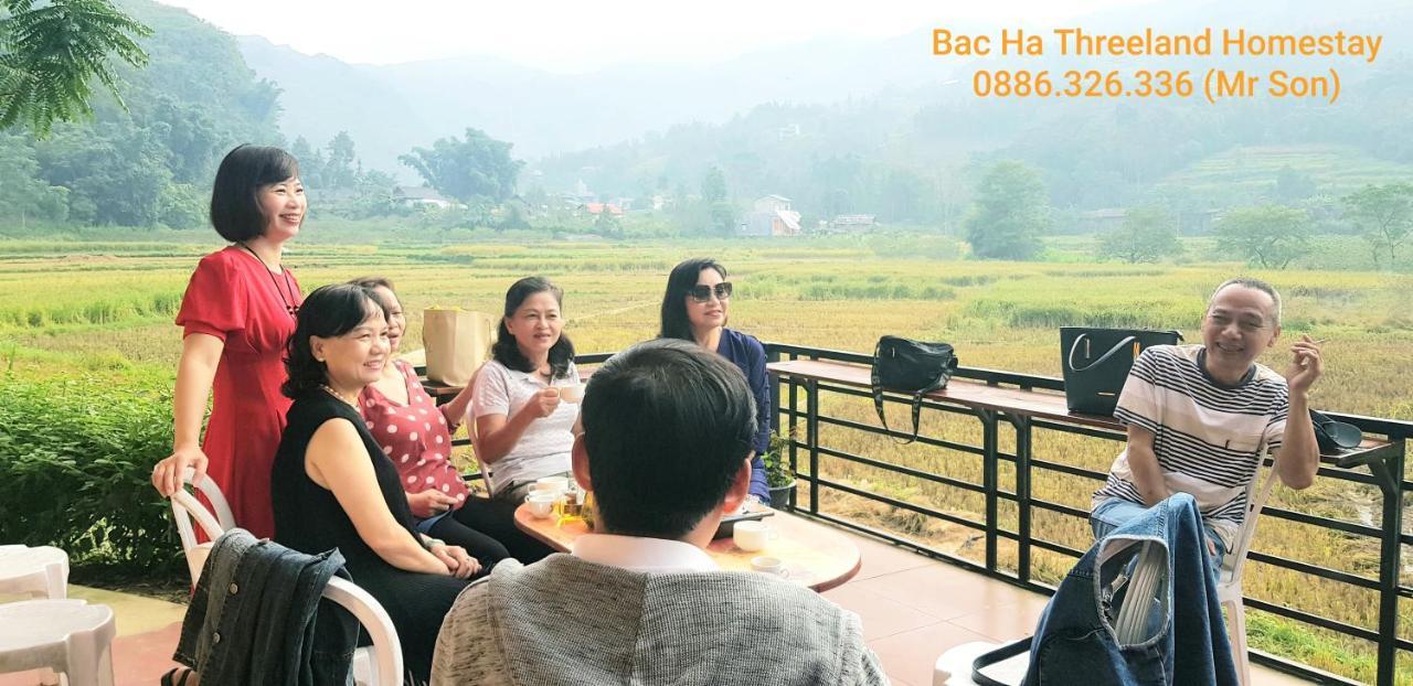Bac Ha Threeland Homestay מראה חיצוני תמונה